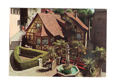 Ansichtskarte Meersburg am Bodensee / Bärenbrunnen und Schlossmühle / J1-64