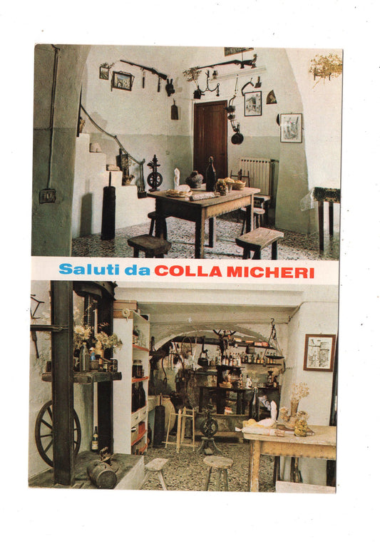 Ansichtskarte Colla Micheri / Interna del Bar / Italien / N1-63