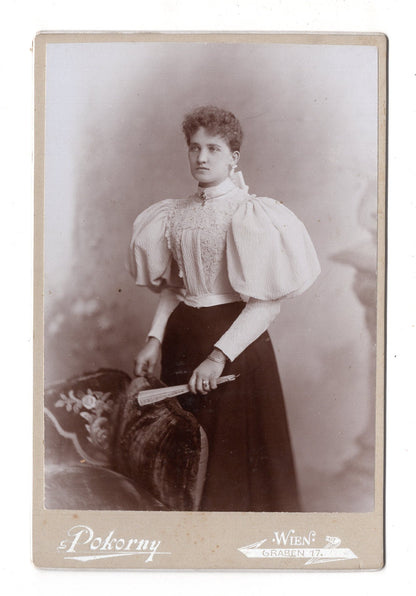 Fotografie Feine Dame / benannt - Wien 1900er / CAB W-20