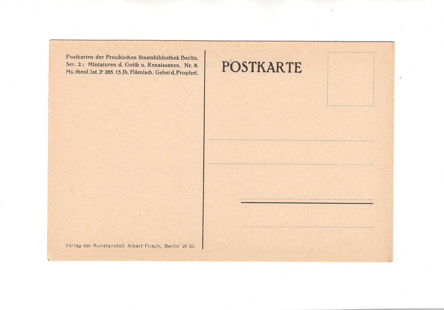 Ansichtskarte / Kunst Postkarte der Preußischen Staatsbibliothek Berlin