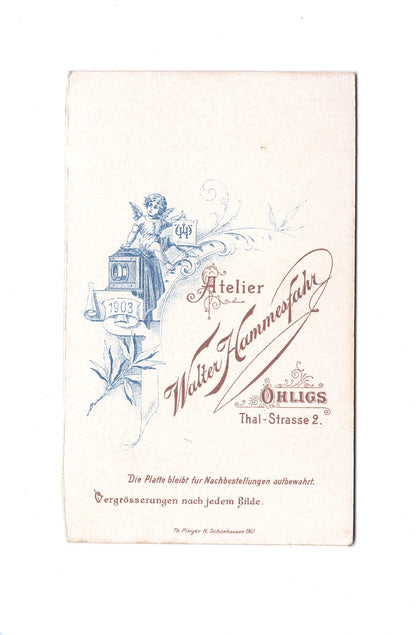 Fotografie Damenportrait - Ohligs 1890er