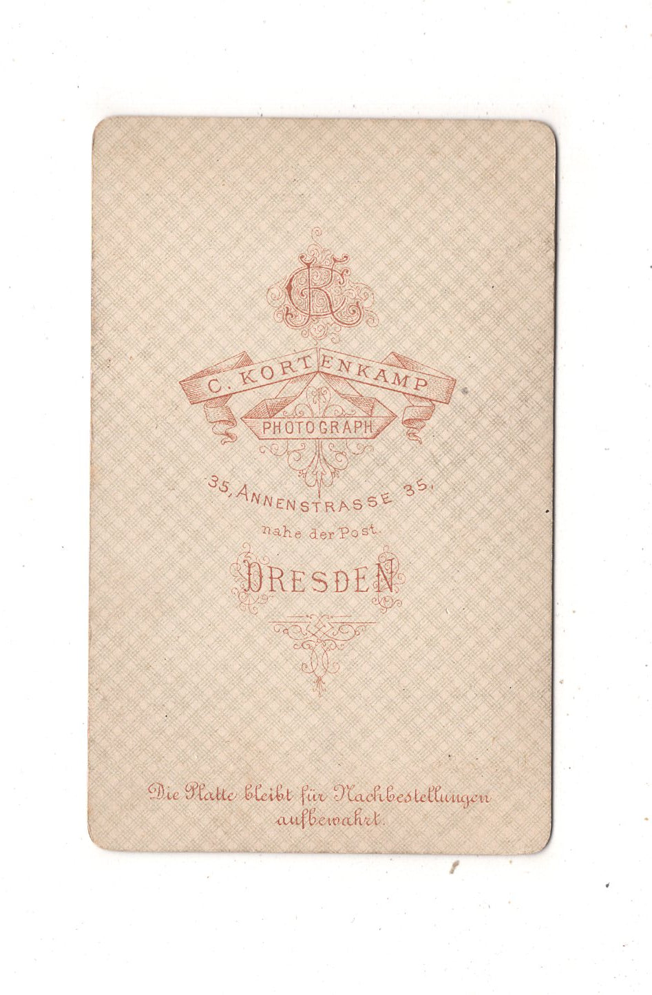 Fotografie Niedlicher kleiner Junge - Dresden 1877 / CDV M1-24