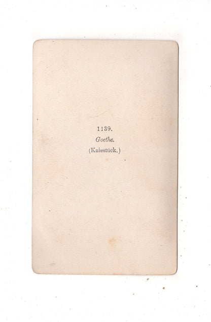 Fotografie Kunst / Johann Wolfgang von Goethe - 1870er
