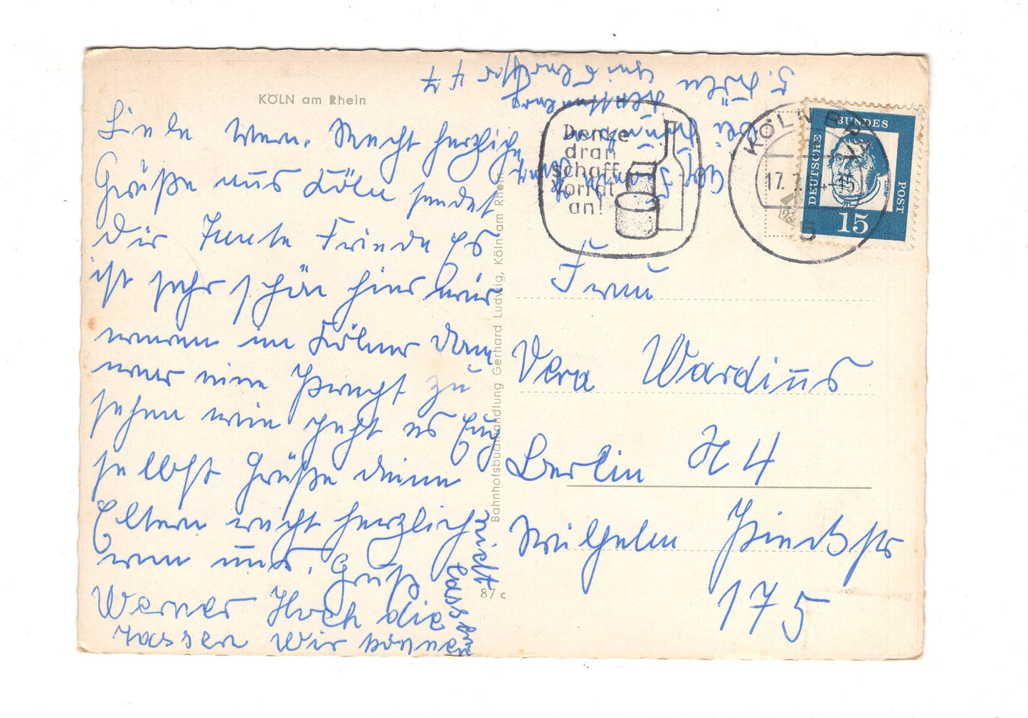 Ansichtskarte Köln am Rhein / G1-57