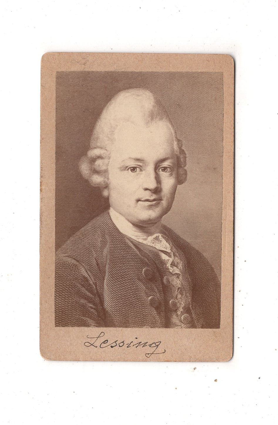 Fotografie Kunst / Gotthold Ephraim Lessing - 1870er