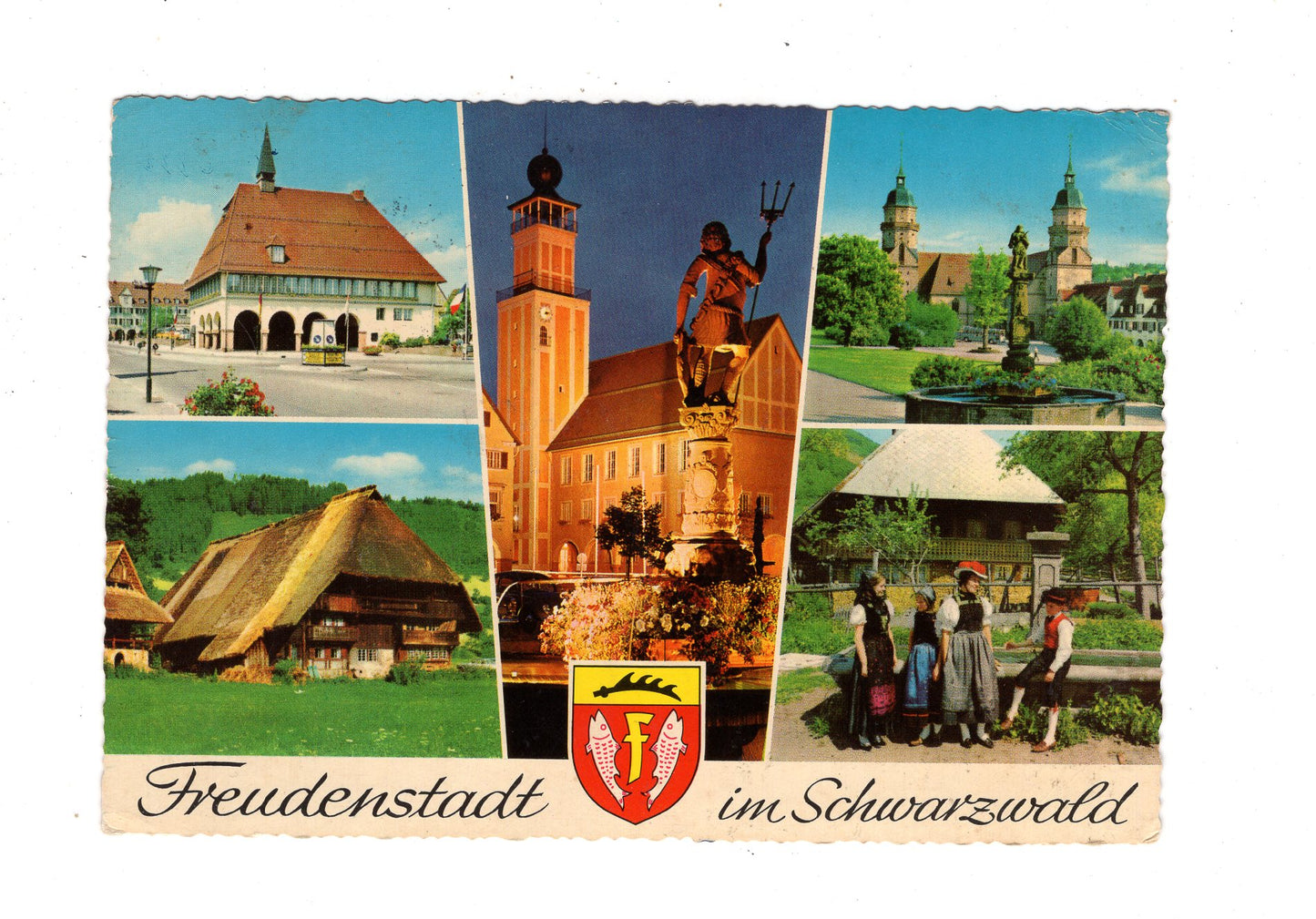 Ansichtskarte Freudenstadt im Schwarzwald / K1-56