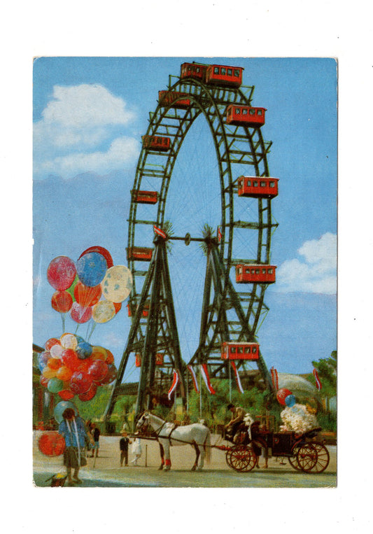 Ansichtskarte Wien / Prater / Riesenrad / Österreich