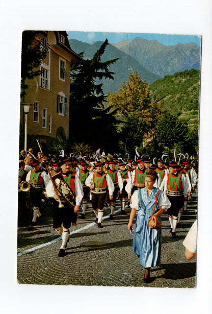 Ansichtskarte Trachten-Musikkapelle Meran / Südtirol / Italien
