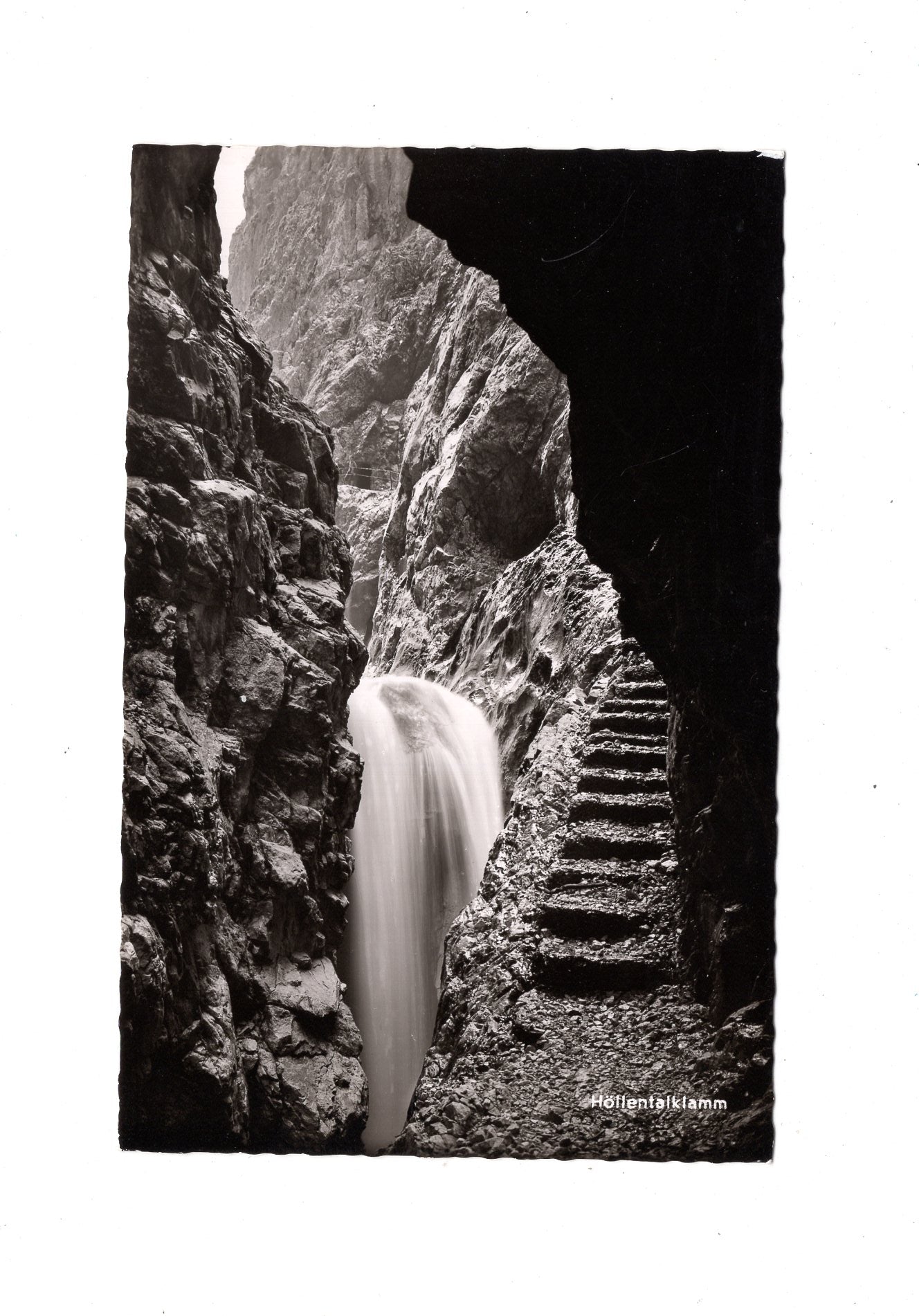 Ansichtskarte Höllentalklamm
