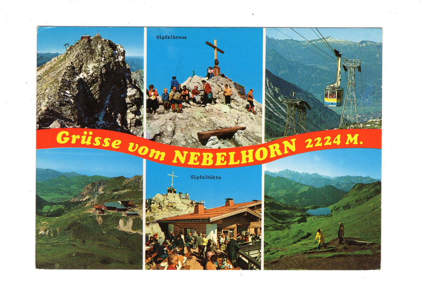 Ansichtskarte Nebelhorn bei Oberstdorf im Allgäu / H1-53