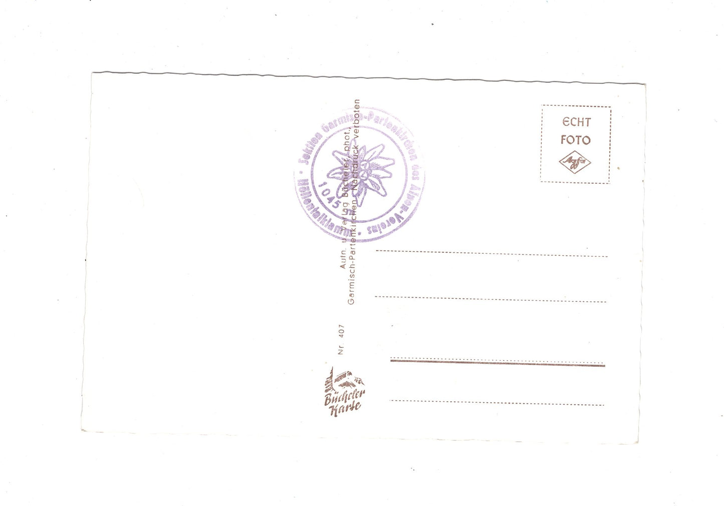 Ansichtskarte Höllentalklamm