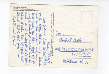 Ansichtskarte Trachten-Musikkapelle Meran / Südtirol / Italien