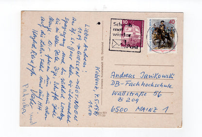 Ansichtskarte St. Goar - St. Goarshausen am Rhein mit Burg Katz