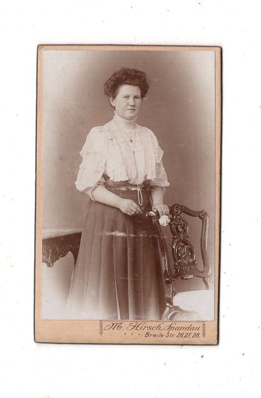 Fotografie Feine Dame - Berlin-Spandau 1900er