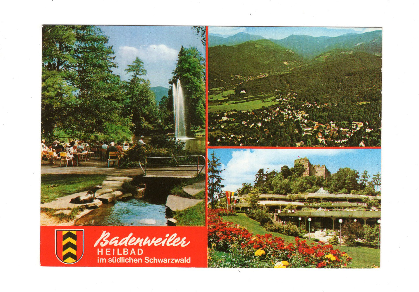 Ansichtskarte Badenweiler im südlichen Schwarzwald