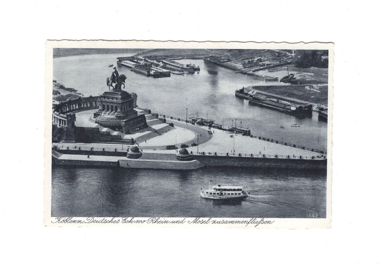 Ansichtskarte Koblenz am Rhein / Deutsches Eck
