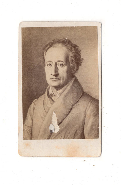 Fotografie Kunst / Johann Wolfgang von Goethe - 1870er