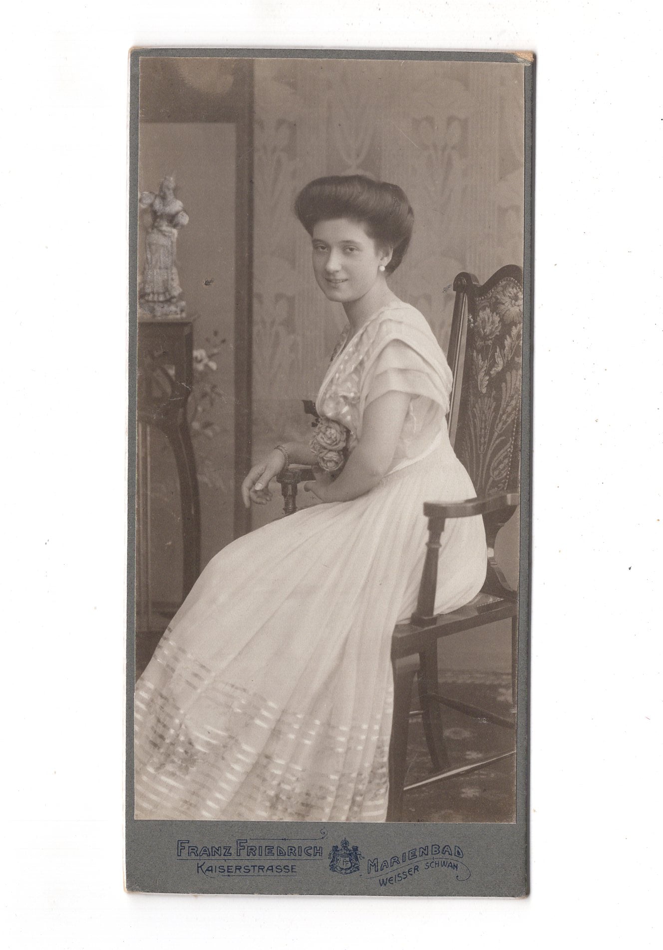 Fotografie Feine Dame - Marienbad 1910er / CAB W-20