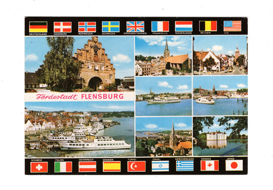 Ansichtskarte Fördestadt Flensburg