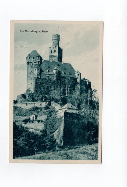 Ansichtskarte Die Marksburg am Rhein
