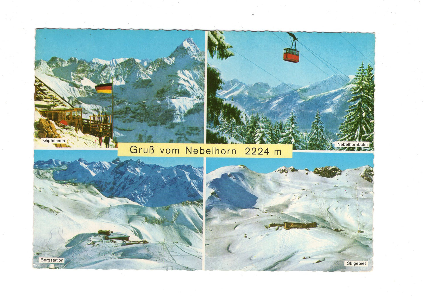 Ansichtskarte Nebelhorn bei Oberstdorf im Allgäu / H1-53