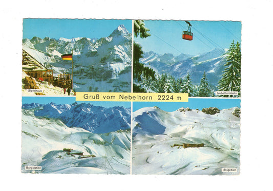Ansichtskarte Nebelhorn bei Oberstdorf im Allgäu / H1-53