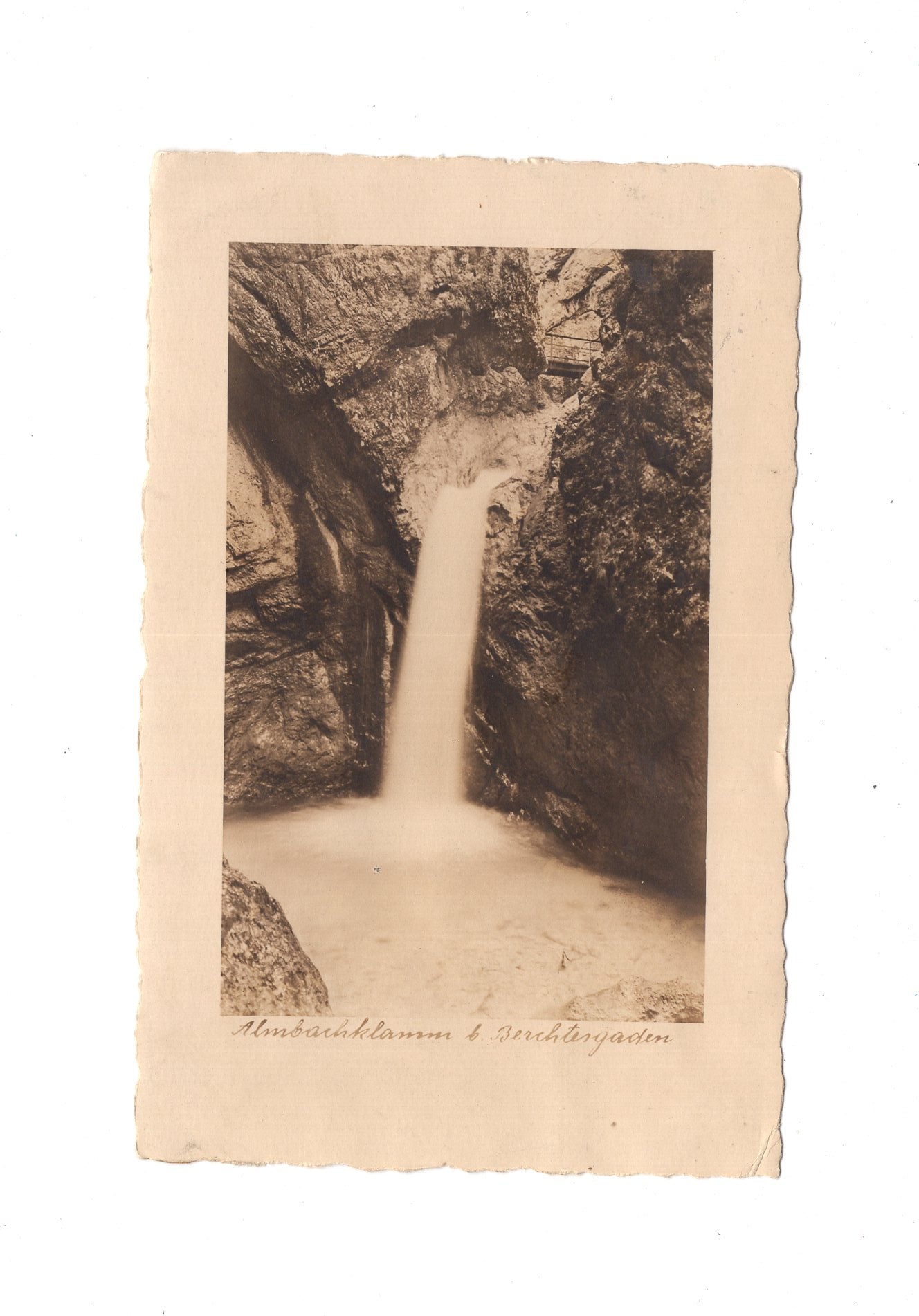 Ansichtskarte Almbachklamm bei Berchtesgaden