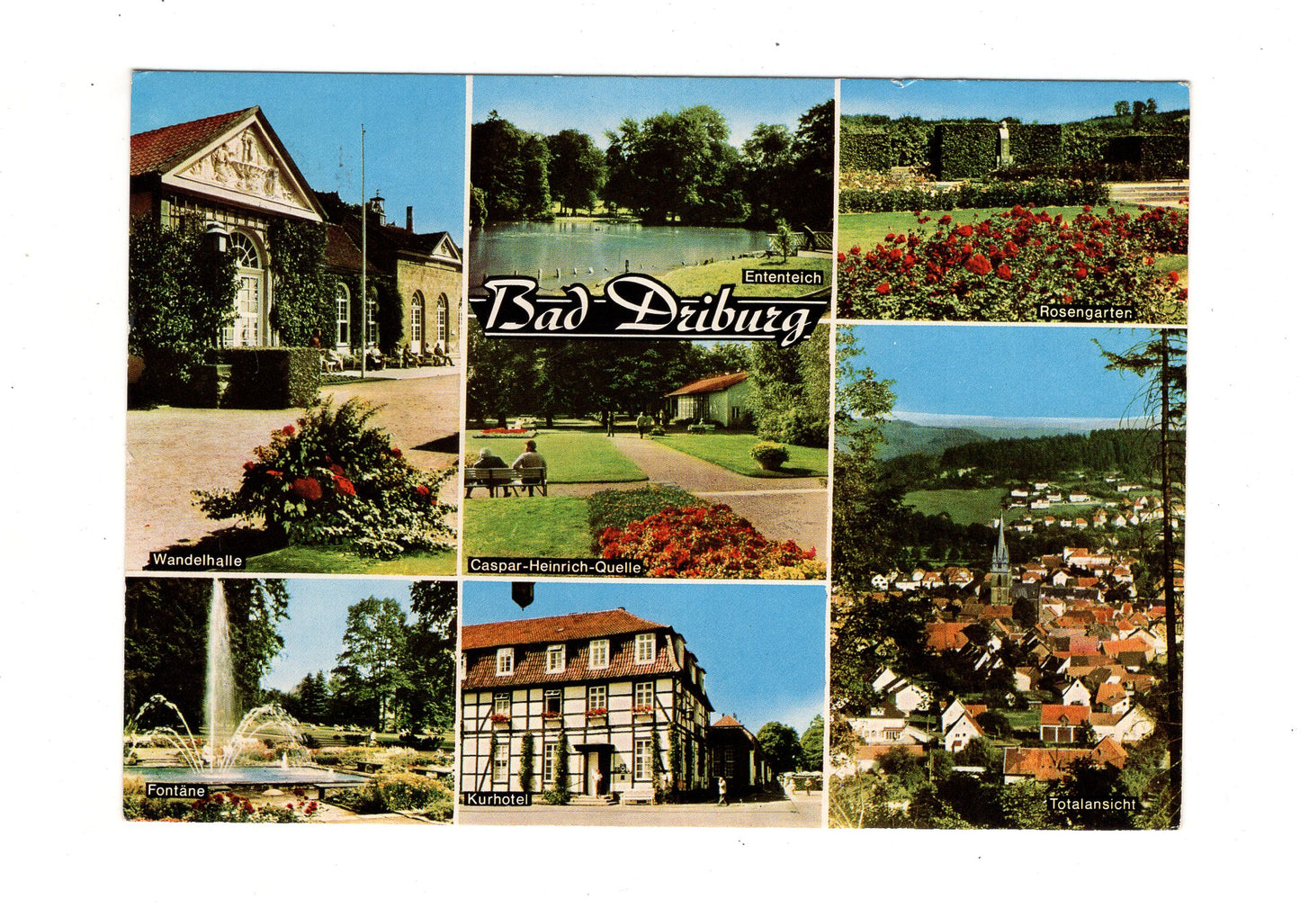 Ansichtskarte Bad Driburg / Wandelhalle / Kurhotel +++