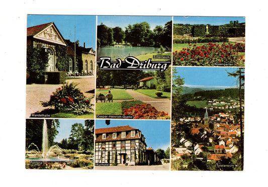 Ansichtskarte Bad Driburg / Wandelhalle / Kurhotel +++