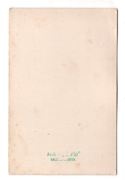 Fotografie Schönes Hochzeitsbild - Salzburghofen / Freilassing um 1900 / CAB X-36