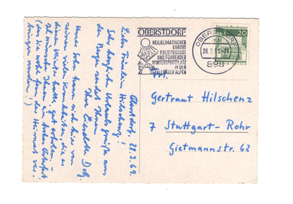 Ansichtskarte Nebelhorn bei Oberstdorf im Allgäu / H1-53