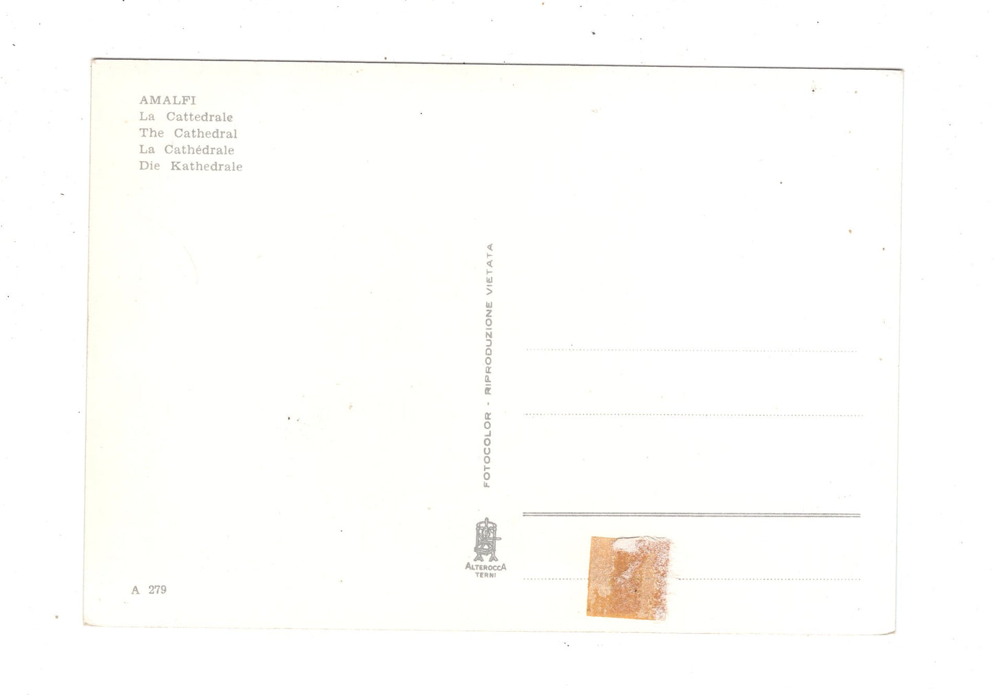 Ansichtskarte Amalfi / La / Italien / N1-63