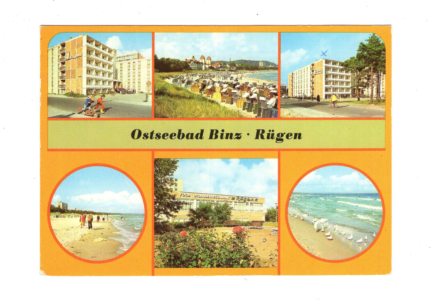 Ansichtskarte Insel Rügen / Ostseebad Binz