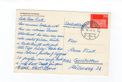 Ansichtskarte Kandergrund / Ferienheim der Methodistenkirche / Schweiz