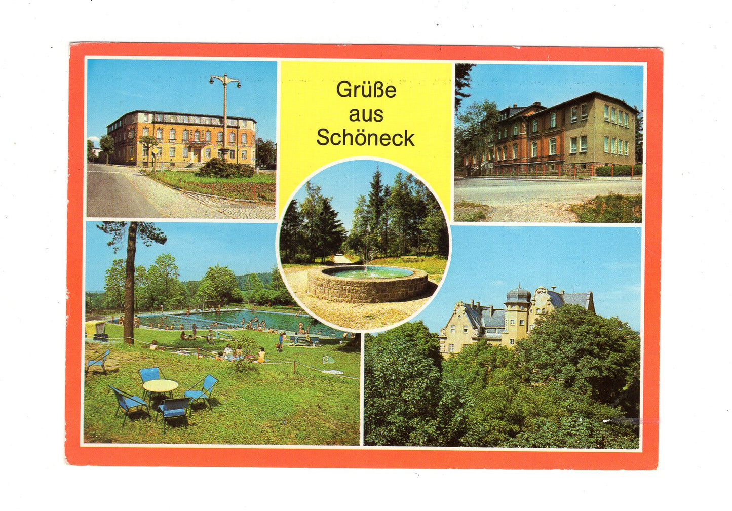 Ansichtskarte Schöneck / Vogtland / Kreis Klingenthal