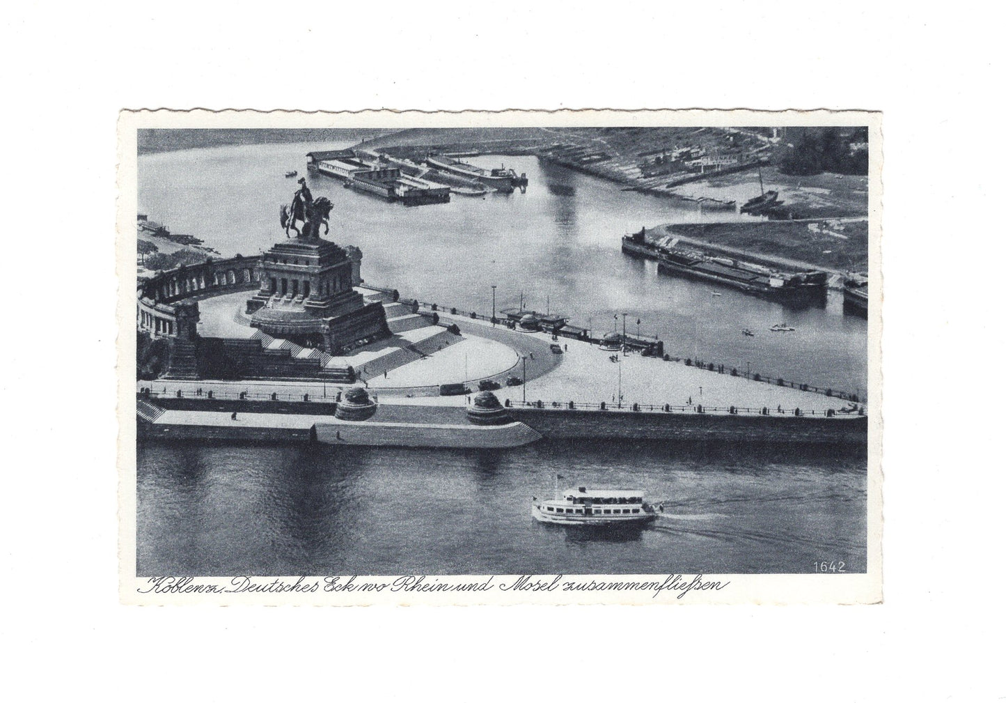 Ansichtskarte Koblenz am Rhein / Deutsches Eck