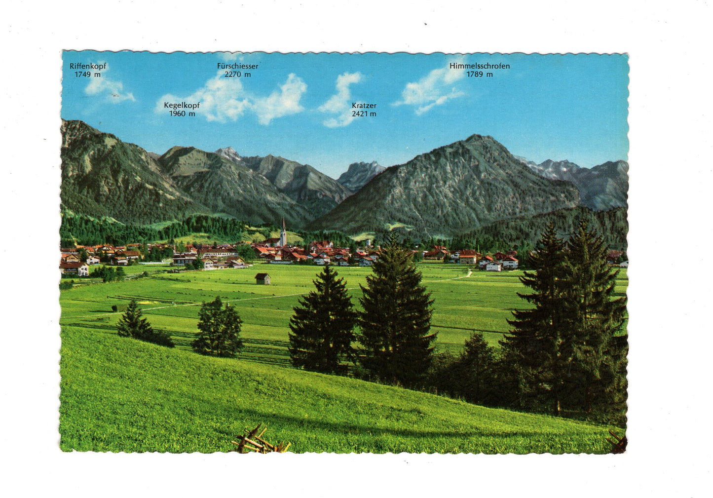 Ansichtskarte Oberstdorf in den Allgäuer Alpen / H1-53
