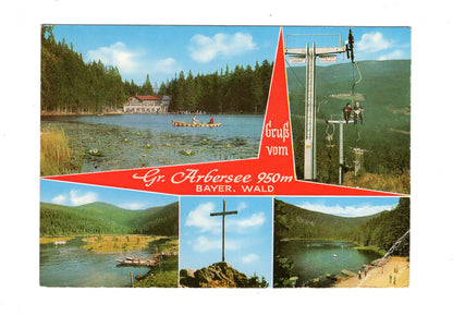 Ansichtskarte Großer Arbersee / Bayerischer Wald