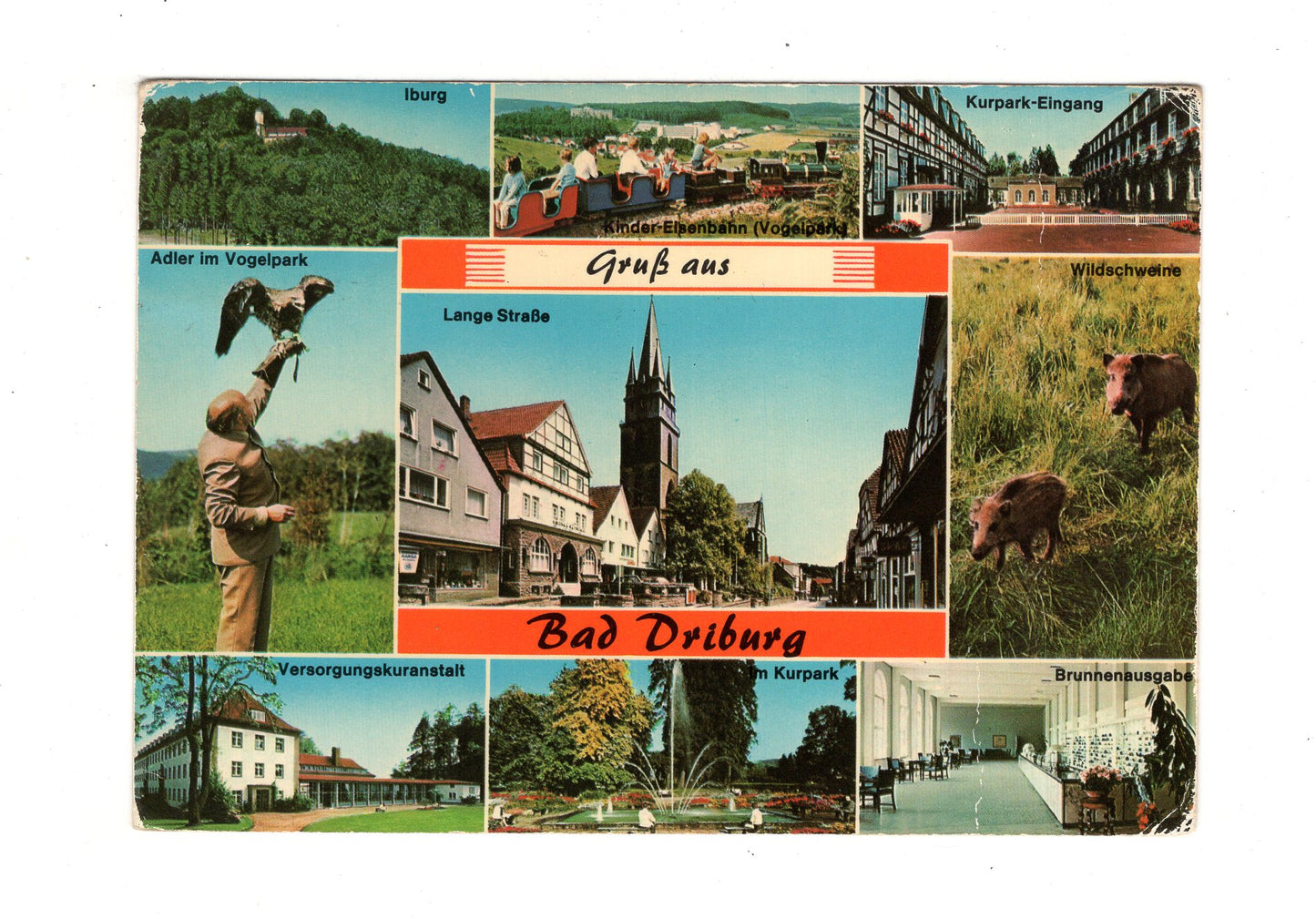 Ansichtskarte Bad Driburg / Versorgungskuranstalt +++