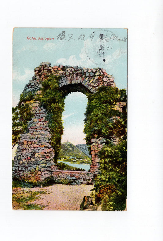 Ansichtskarte Rolandsbogen - 1913