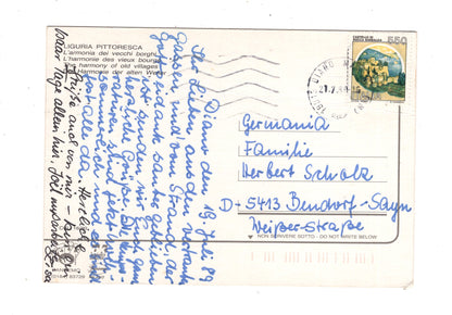 Ansichtskarte Liguria Pittoresca / Italien / N1-63