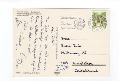 Ansichtskarte Grindelwald-First / Schweiz