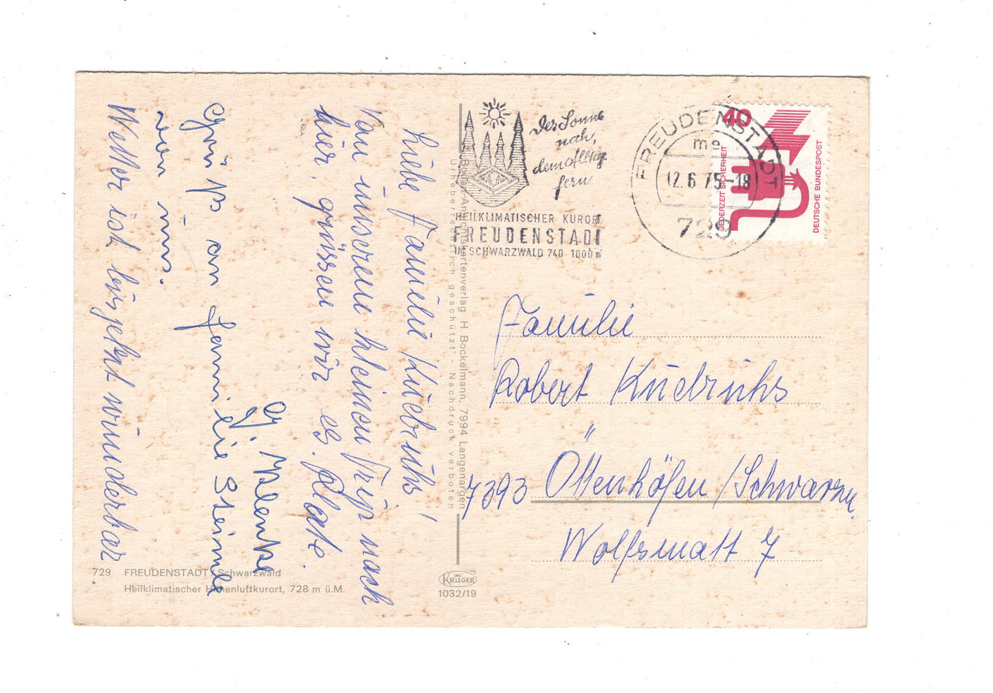 Ansichtskarte Freudenstadt im Schwarzwald / Stadthaus +++ / K1-56