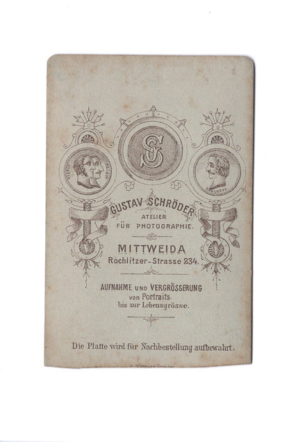 Fotografie Damenportrait - Mittweida 1880er