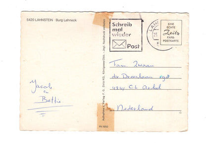 Ansichtskarte Lahnstein / Burg Lahneck