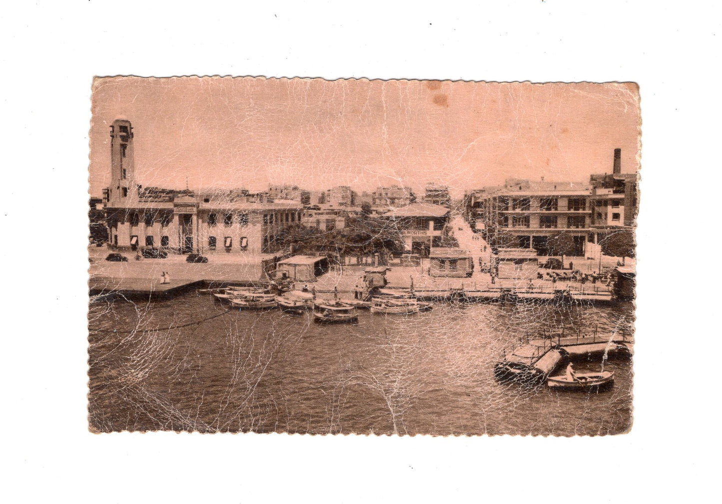 Ansichtskarte Port Said / Gesamtansicht / Ägypten