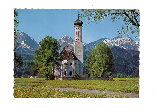 Ansichtskarte St.-Colomann-Kirche