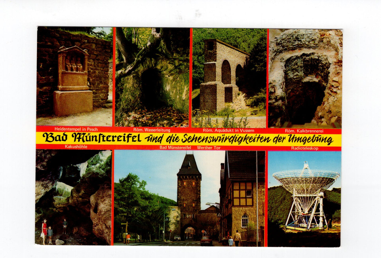 Ansichtskarte Bad Münstereifel und die Sehenswürdigkeiten der Umgebung