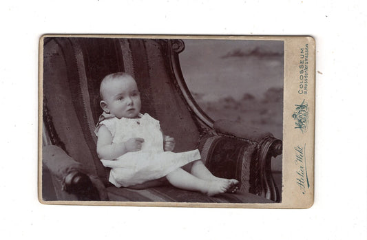 Fotografie Schönes Kinderbild / Baby - Wien-Colosseum 1900er / CDV N1-07