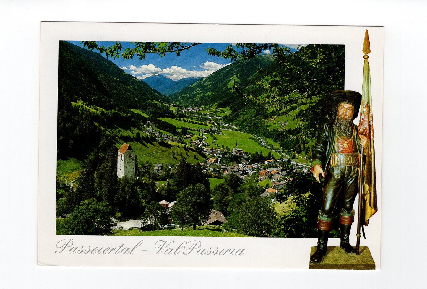 Ansichtskarte Passeier Tal bei Meran / St. Leonhard / Südtirol / Italien